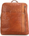 SPIKES & SPARROW Leren Vrije tijd rugzak Rugzak met laptopvak Bronco Backpack Brandy Bruine