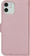 Mobiparts iPhone 12/12 Pro - Wallet Case - Saffiano motief - Roze