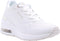 Skechers Million Air - Elevated Air - Hoge Sneakers - Wit