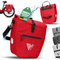 MIVELO Fietstas - Waterdicht 20 liter - 50 x 31 x 14 cm - Rood