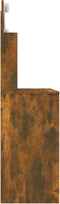 vidaXL - Kaptafel - met - LED-verlichting - 96x40x142 - cm - gerookt - eikenkleur