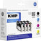 KMP E107V - Multi-verpakking - Inkjetprinten - Zwart Cyaan Magenta Geel (4 stuks)