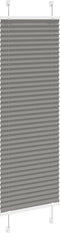 vidaXL - Plissé - rolgordijn - 50x100 - cm - stofbreedte - 49,4 - cm - antraciet