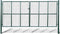 vidaXL - Poort - 415x150 - cm - gegalvaniseerd - staal - zilverkleurig