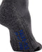 FALKE TK2 Cool - Wandelsokken - Medium padding anti blaren grijs - Maat 44-45