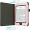 imoshion E-reader Hoesje - Geschikt voor Amazon Kindle Paperwhite 4 - Vegan Leather Bookcase - Rosé Goud