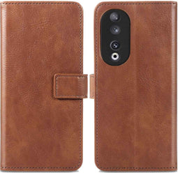 iMoshion Hoesje Geschikt voor Honor 90 Hoesje Met Pasjeshouder - iMoshion Luxe Bookcase - Bruin