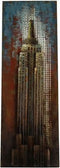 Schilderij Empire state building metaal 3D 120 cm