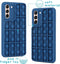 iMoshion Hoesje Geschikt voor Samsung Galaxy S21 Hoesje Siliconen - iMoshion Pop It Fidget Toy - Pop It hoesje - Donkerblauw