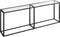 vidaXL - Wandtafel - 220x35x75,5 - cm - gehard - glas - transparant