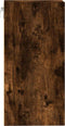 vidaXL - Hangkast - 30x29,5x60 - cm - bewerkt - hout - gerookt - eikenkleurig