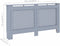 vidaXL Radiatorombouw 152x19x81 cm MDF antraciet