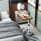 Coast Bedtafel - Kantelbaar Tafelblad - Verstelbaar 73-93 cm - Natuurlijk/Wit
