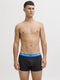 JACK&JONES JACHUEY TRUNKS - Heren Onderbroek - 5-pack - Zwart met blauw (5 stuks)