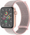 imoshion Nylon⁺ bandje - Geschikt voor Apple Watch 1, 2, 3, 4, 5, 6, 7, 8, 9, 10, SE, Ultra (2) - 44/45/46/49 mm - Roze - One Size