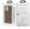 Guess 4G Charms - Hard Case - Bescherming - Bruin