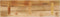 vidaXL - Tafelblad - rechthoekig - 120x30x2,5 - cm - massief - ruw - mangohout