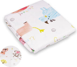 Otazy® Dekbedovertrek voor Kinderen - Speciaal voor Verzwaringsdekens - 140x200cm - Inclusief 1 Kussensloop - 100% Katoen - Animals