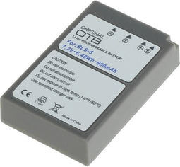 OTB Camera accu compatibel met Olympus BLS-5, BLS-50, PS-BLS5 en PS-BLS50 / 900 mAh
