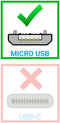 OTB Oplader MICRO-USB - 1A - Zwart