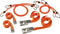 Master Lock 3249EURDAT - Verhuisset - Spanbanden set - 4 spanners 2 bagagebanden 2 spanbanden met klem - Oranje