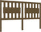 vidaXL - Hoofdbord - 155,5x4x100 - cm - massief - grenenhout - honingbruin