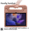 iMoshion Tablet Hoes Kinderen Geschikt voor Samsung Galaxy Tab A8 (2021/2022) - iMoshion Kidsproof Backcover met handvat - Lichtroze /Dusty Pink