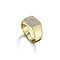 Tommy Hilfiger Ring Pave Signet - Goudkleurig - Maat 52 (16.50 mm)