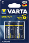 Varta ENERGY C - Alkaline batterijen - 1,5 Volt - Set van 2 (2 stuks)