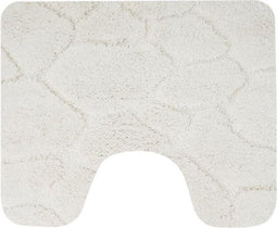 Dutch House Toiletmat Nancy - WC Mat 60x50cm - Beige - Antislip - Toiletmat met uitsparing - Badkamer Mat - Snel Absorberend - Snel Drogende Toiletmat