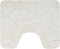 Dutch House Toiletmat Nancy - WC Mat 60x50cm - Beige - Antislip - Toiletmat met uitsparing - Badkamer Mat - Snel Absorberend - Snel Drogende Toiletmat