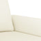 vidaXL - Tweezitsbank - 120 - cm - fluweel - crèmekleurig