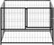 vidaXL - Hondenkennel - 6 - m² - staal - zilverkleurig
