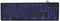 Gembird KB-UML3-02 - Multimedia toetsenbord - 3-kleurige achtergrondverlichting - Zwart