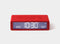 Lexon Flip Classic ON OFF omkeerbare oplaadbare Wekker - Rood