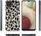 iMoshion Hoesje Geschikt voor Samsung Galaxy A12 Hoesje Siliconen - iMoshion Design hoesje - Goud / Zwart / Golden Leopard