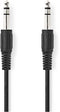 Nedis CAGL23000BK20 - Stereo audiokabel 6,35 mm - 200 cm - Zwart