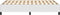 vidaXL - Bedframe - zonder - matras - 120x190 - cm - kunstleer - wit