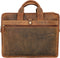 Rat Pack by Orange Fire Leren Laptoptas Aktetas 15.6 inch Bogart Rat Pack OF 558/15 Bruin
