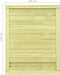 vidaXL - Poort - 125x100 - cm - geïmpregneerd - grenenhout