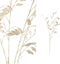 PTMD Leaves Plant Briza Gras Kunsttak - 40 x 20 x 100 cm - Crème
