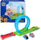 PAW Patrol - Pup Squad-reddingslooping - Baanspeelset met voertuigwerper en 2 Pup Squad-auto's