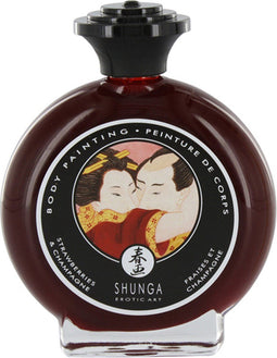 Shunga - Eetbare Bodypaint - Strawberry Wine