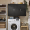 SoBuy FRG231-L-SCH - Hangkast - 2 Deuren 3 Opbergvakken - Zwart - 90x60x30 cm