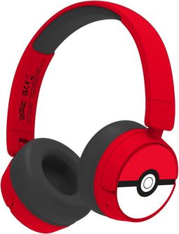OTL Technologies Pokémon Poké Ball Draadloze Hoofdtelefoon (Rood, Wit)