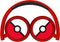 OTL Technologies Pokémon Poké Ball Draadloze Hoofdtelefoon (Rood, Wit)