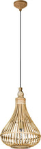 EGLO Amsfield - Hanglamp - Ø 35 cm - Bamboe - Bruin