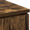vidaXL - TV-meubel - Gerookt - Eiken - 100x38x49 - cm - Massief - Hout