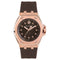 Philipp Plein Plein Extreme Lady - Dames Horloge - Swarovski kristallen - Bruin met roségoud