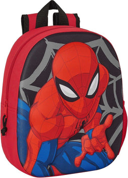 SpiderMan Rugzak, 3D Iconic - 33 x 27 x 10 cm - Polyester